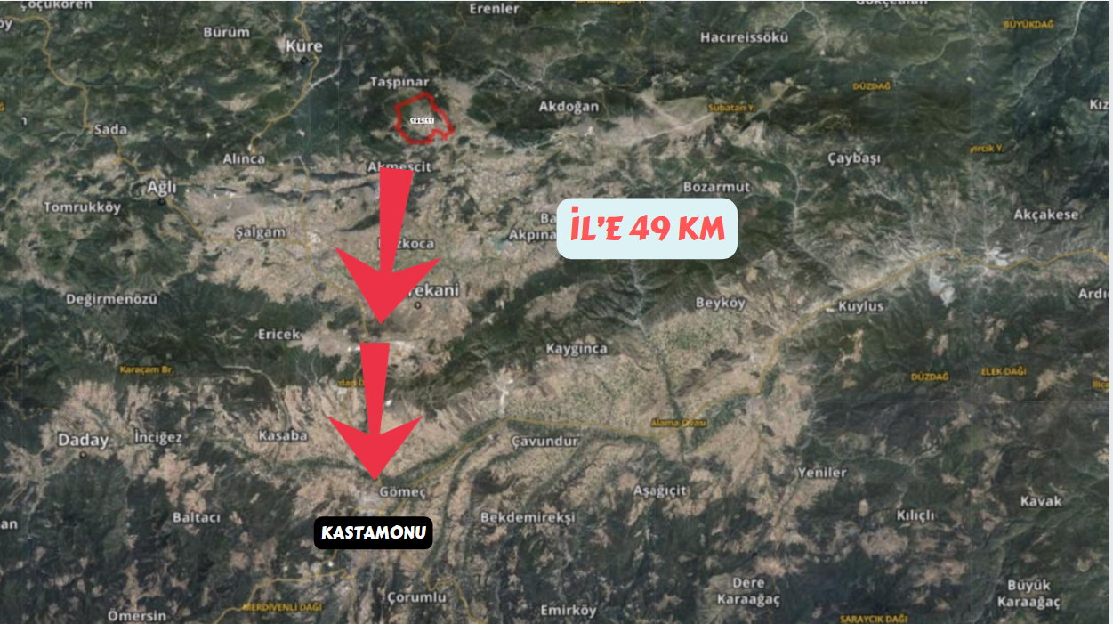 KASTAMONU DEVREKANİ ŞENLİK KÖYÜ 230M² HİSSELİ TARLAMIZ SATILIK - KASTAMONU DEVREKANİ fotoğraf 8